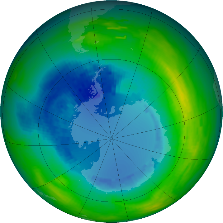 Ozone Map 1988-08-24